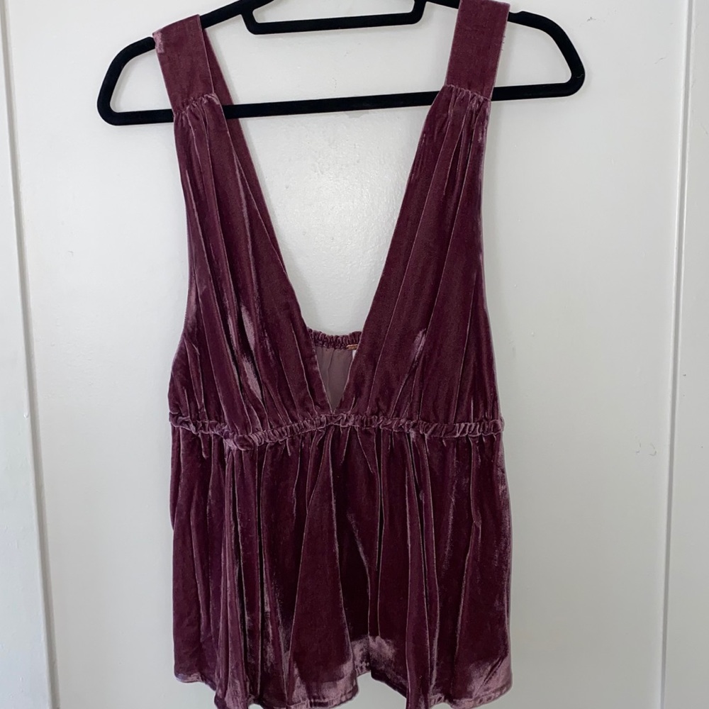 NWT velvet free people crop
